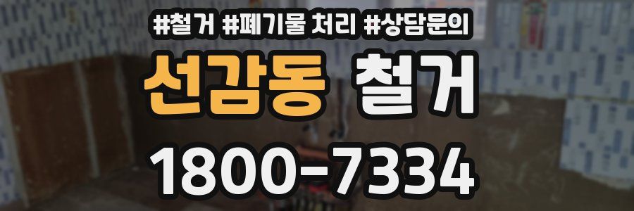 선감동 철거