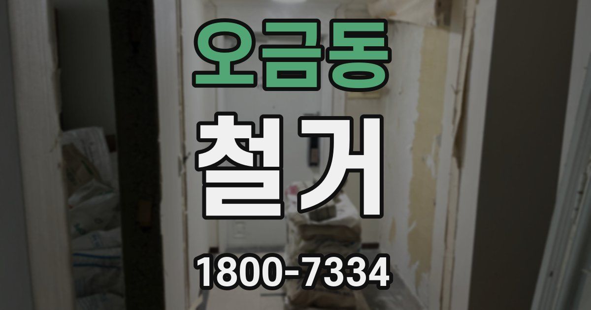 오금동 철거