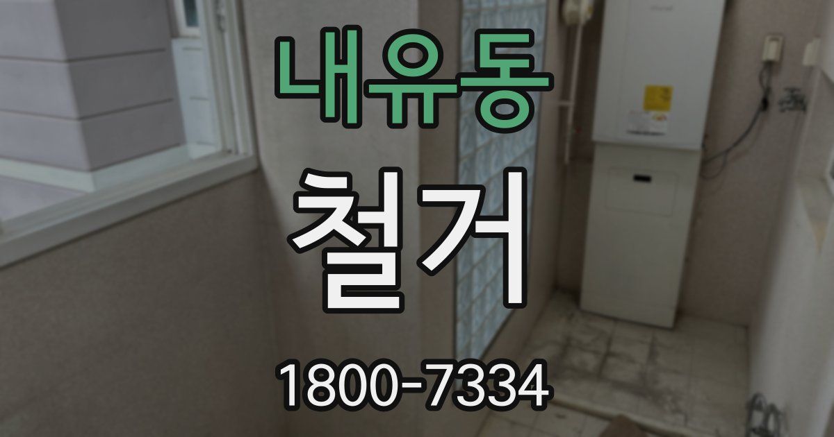내유동 철거
