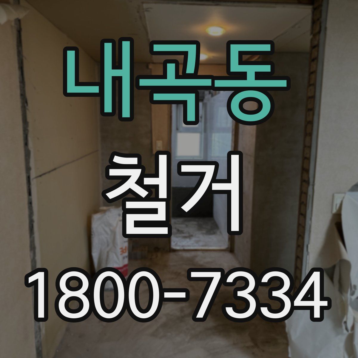 내곡동 철거