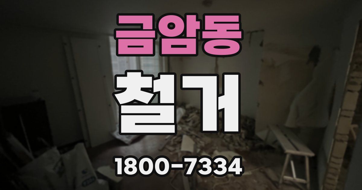 금암동 철거