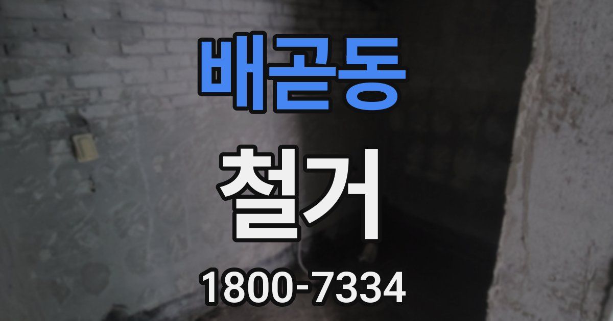 배곧동 철거