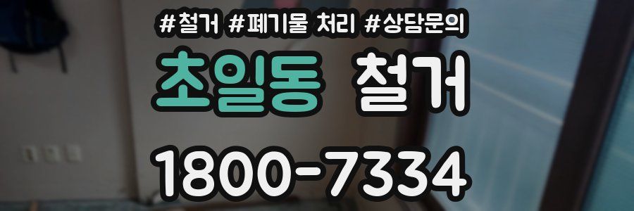 초일동 철거