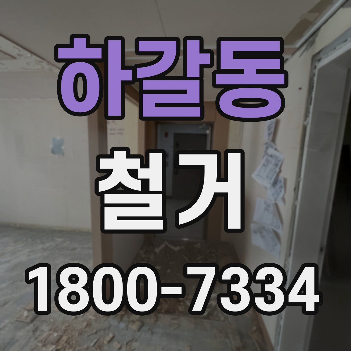 하갈동 철거