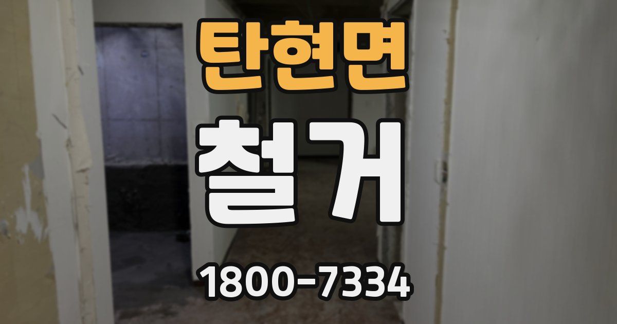 탄현면 철거