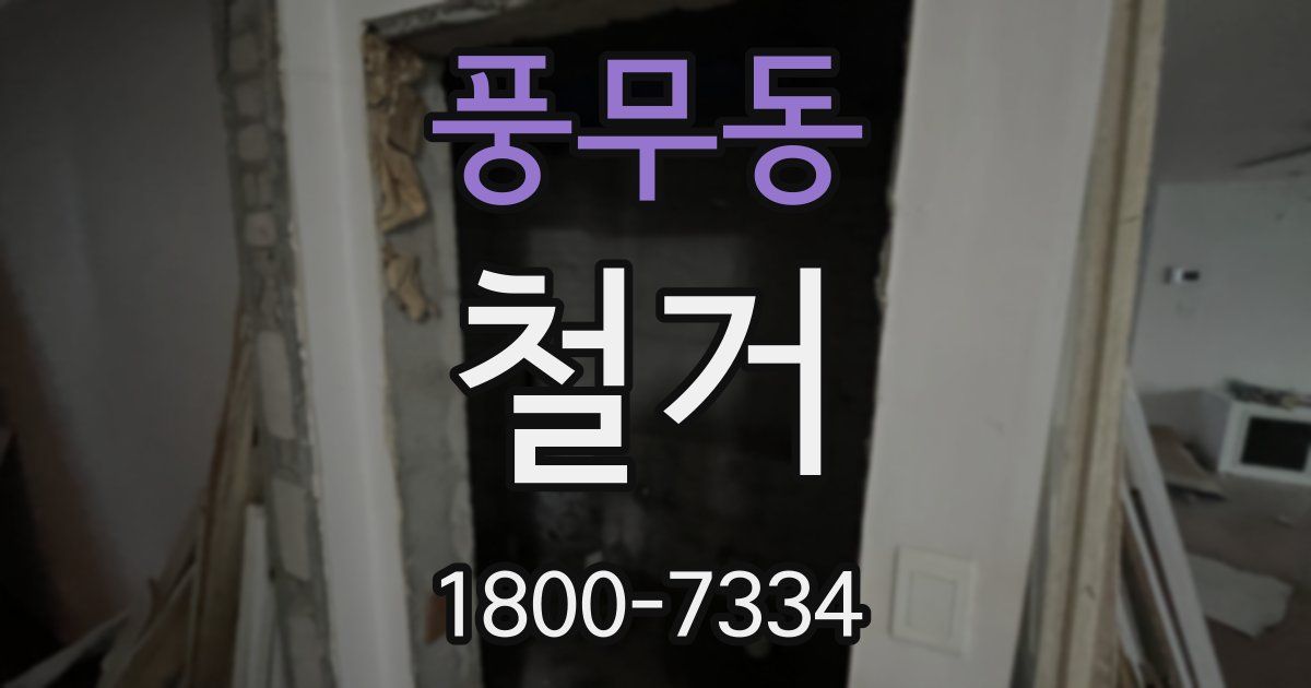 풍무동 철거