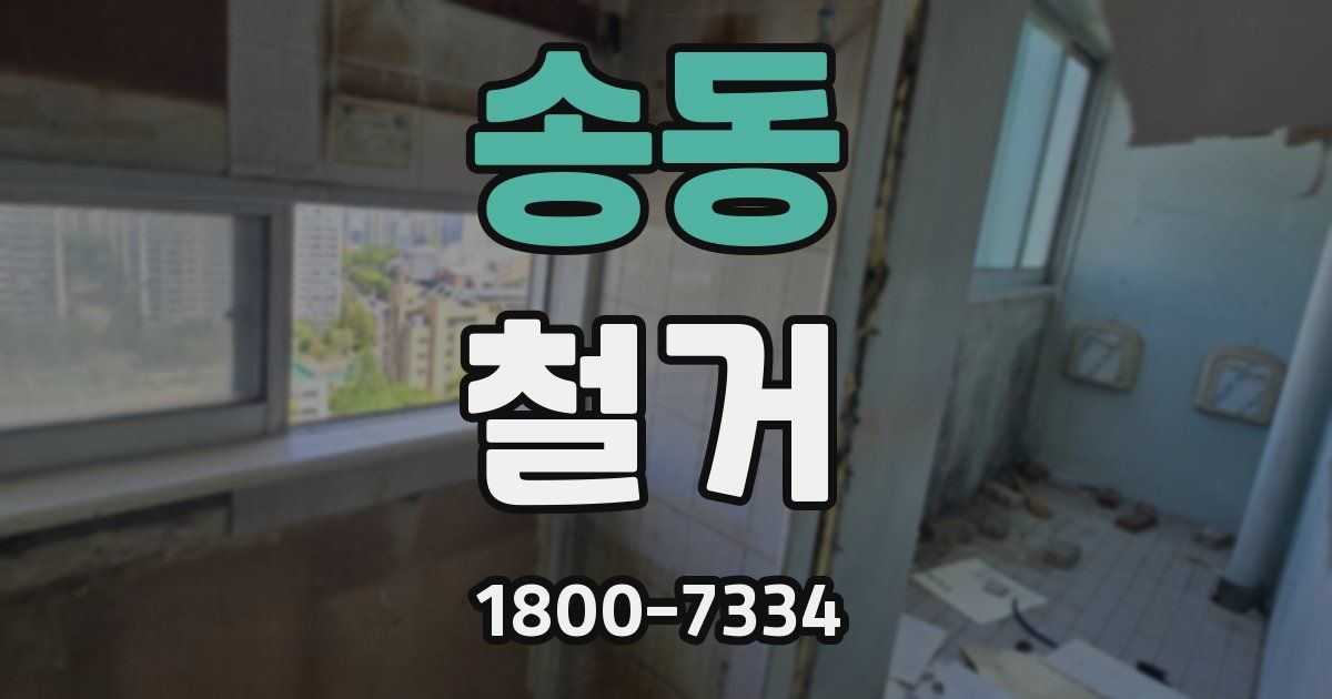 송동 철거