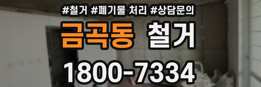 금곡동 철거