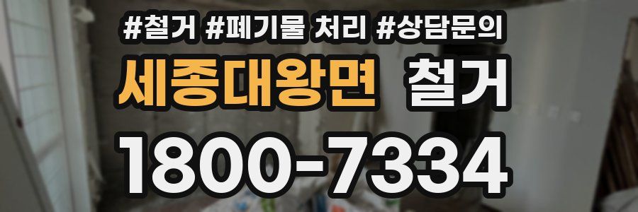 세종대왕면 철거