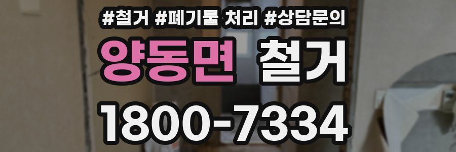 양동면 철거