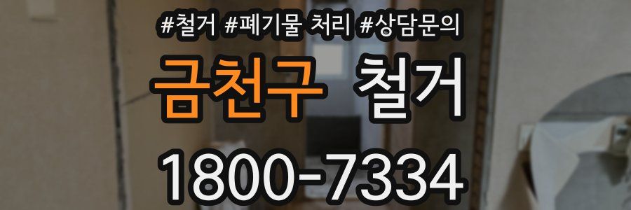 금천구 철거