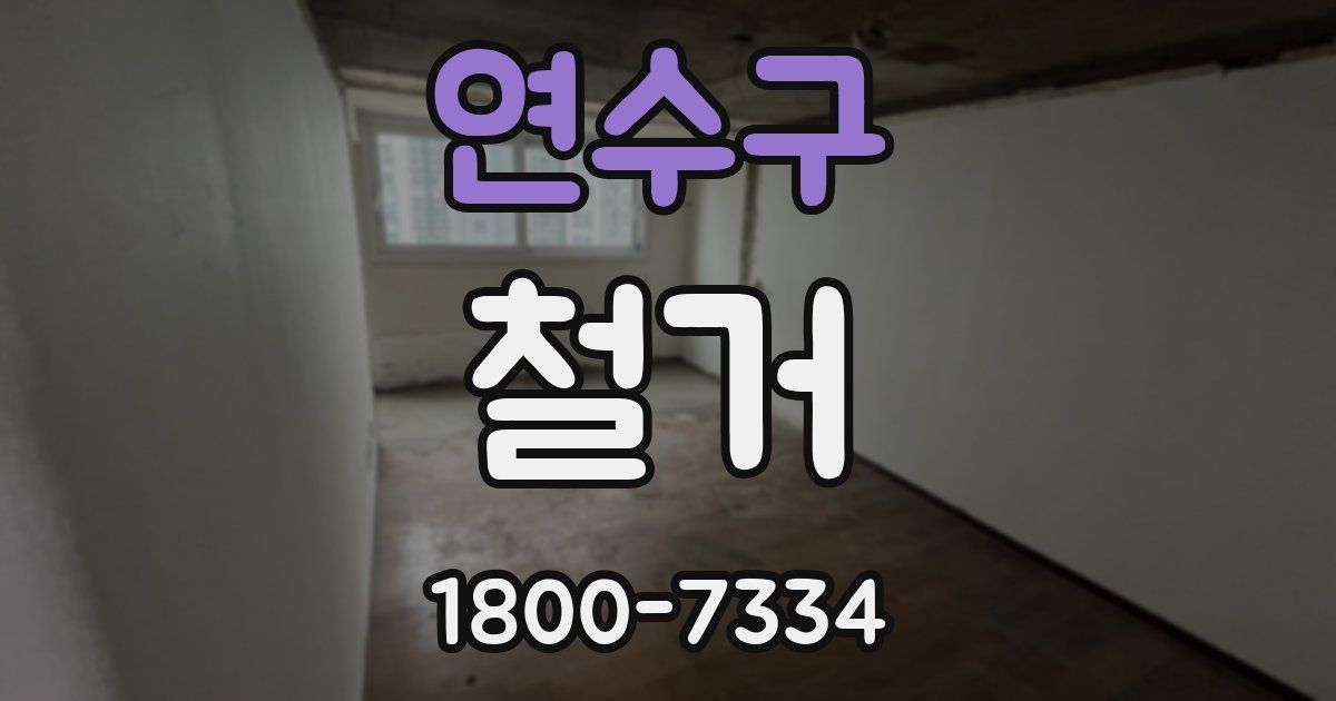 연수구 철거