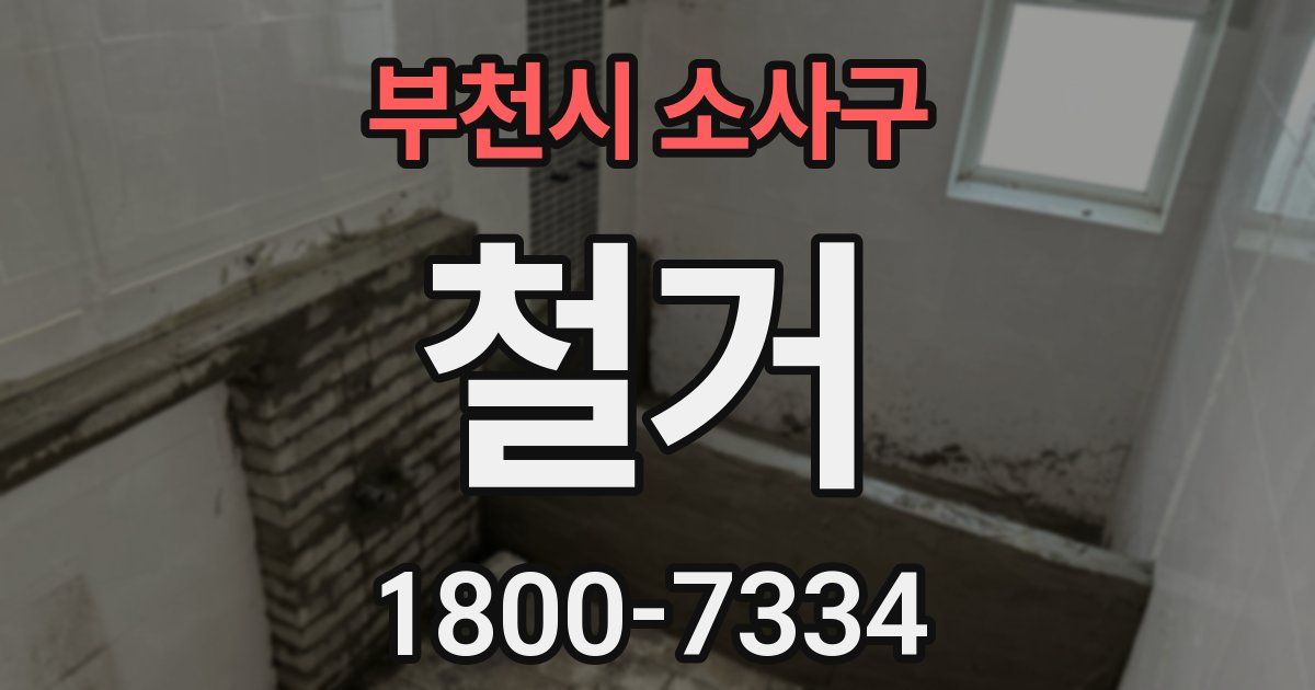 부천시 소사구 철거