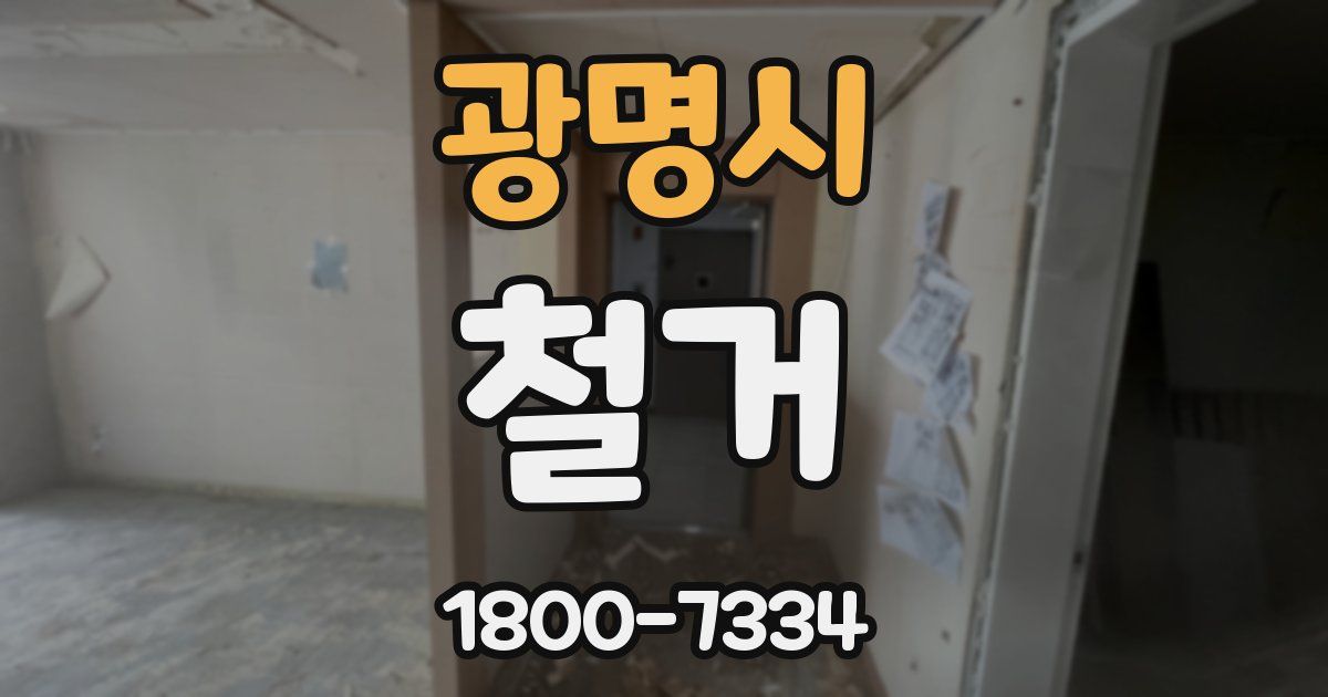 광명시 철거