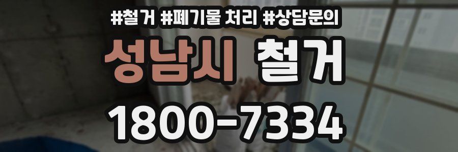 성남시 철거