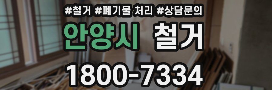 안양시 철거