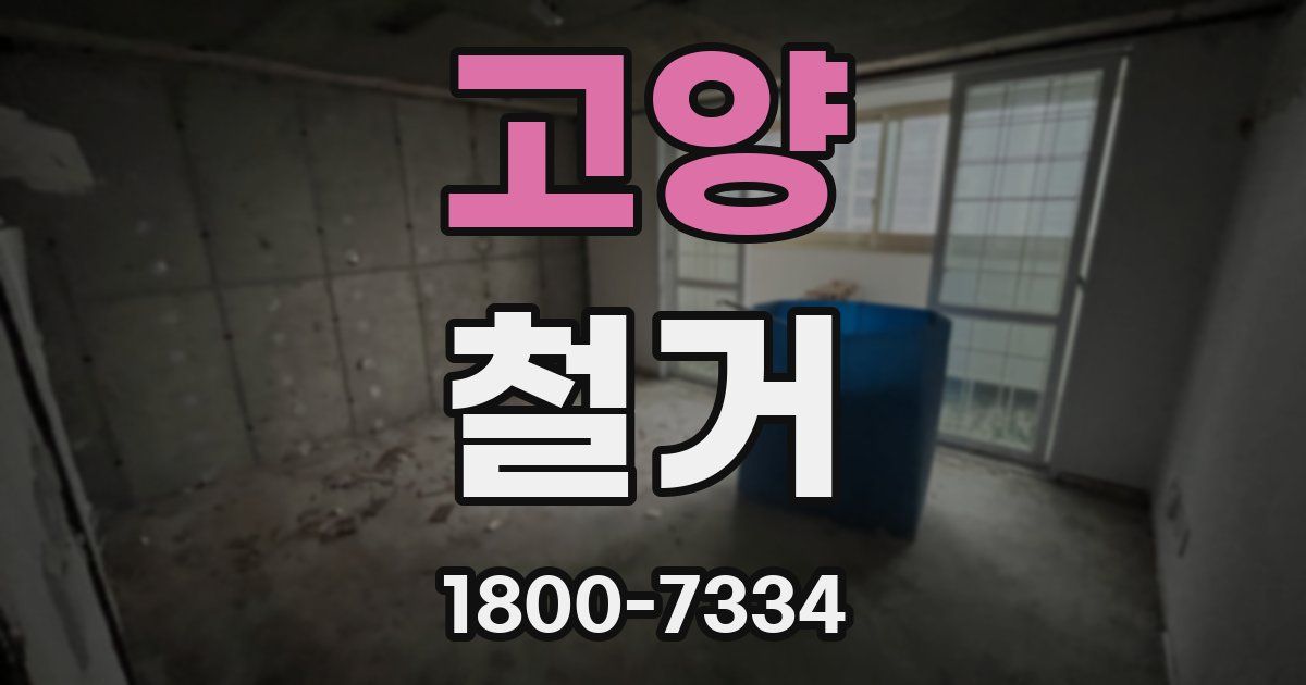 고양 철거