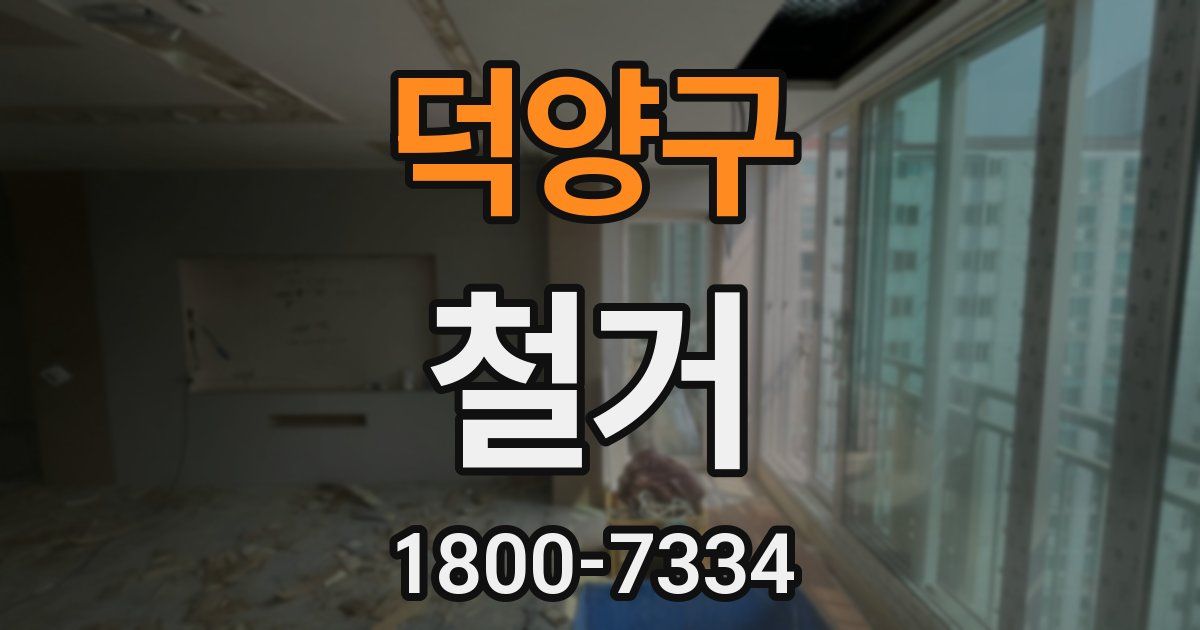 덕양구 철거