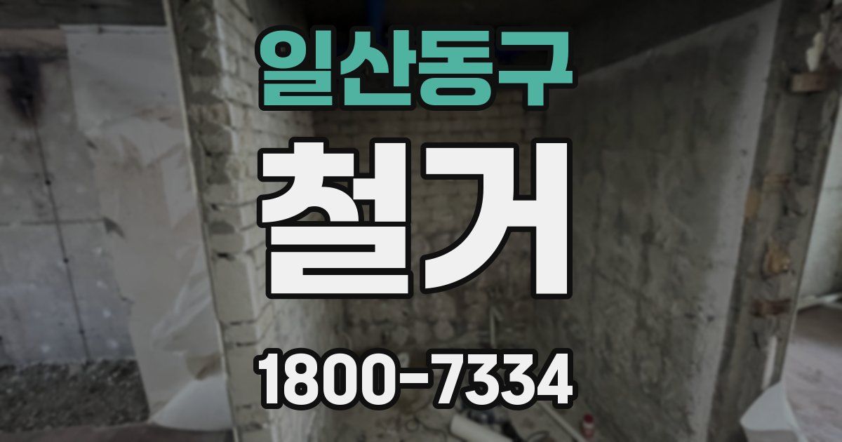 일산동구 철거