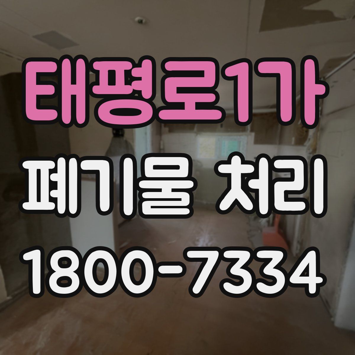 태평로1가 폐기물 처리