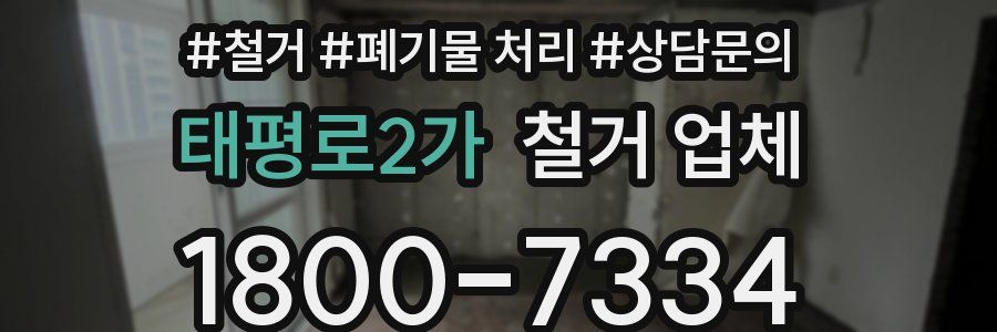 태평로2가 철거 업체