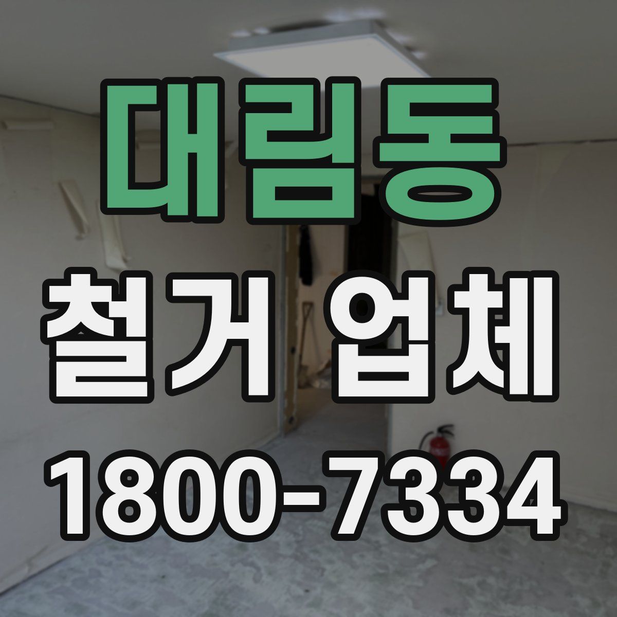 대림동 철거 업체
