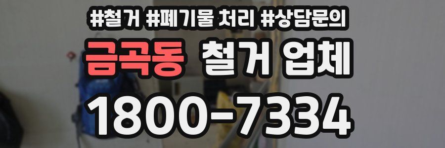 금곡동 철거 업체
