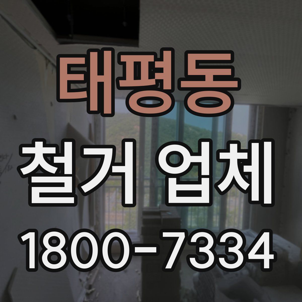 태평동 철거 업체