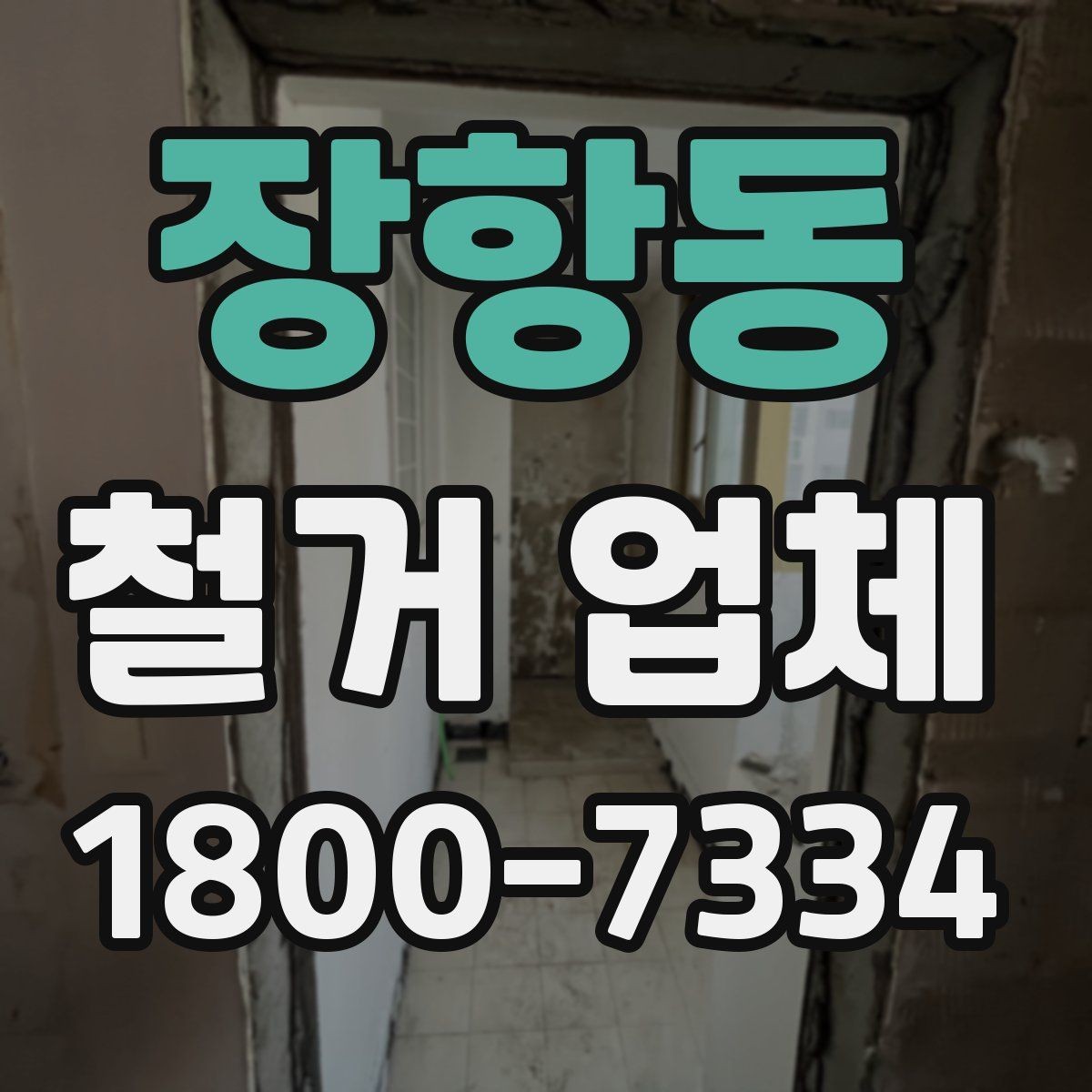 장항동 철거 업체 작업 범위는 어디까지일까