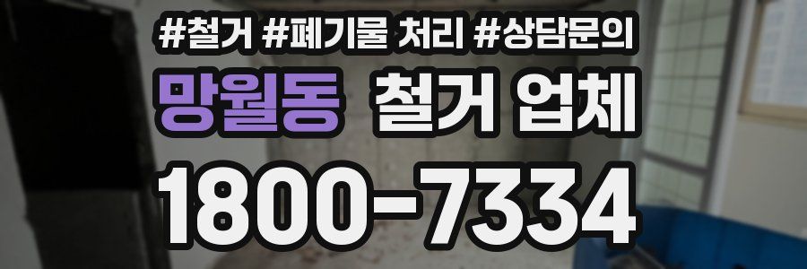 망월동 철거 업체