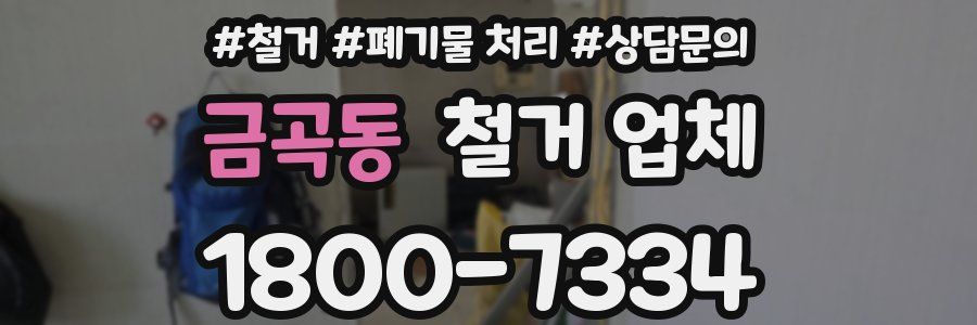 금곡동 철거 업체