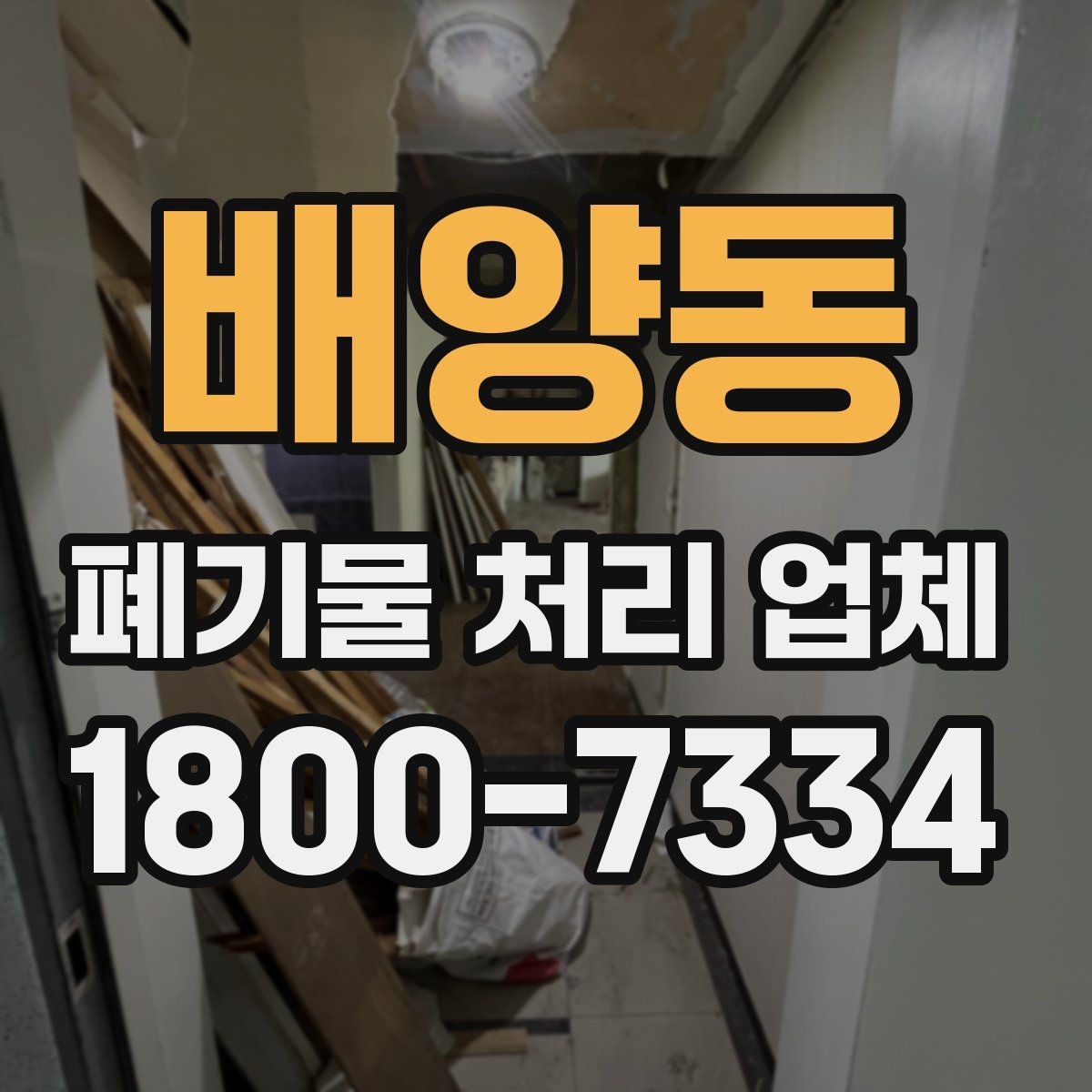 배양동 폐기물 처리 업체 이용 시 시간과 일정 관리