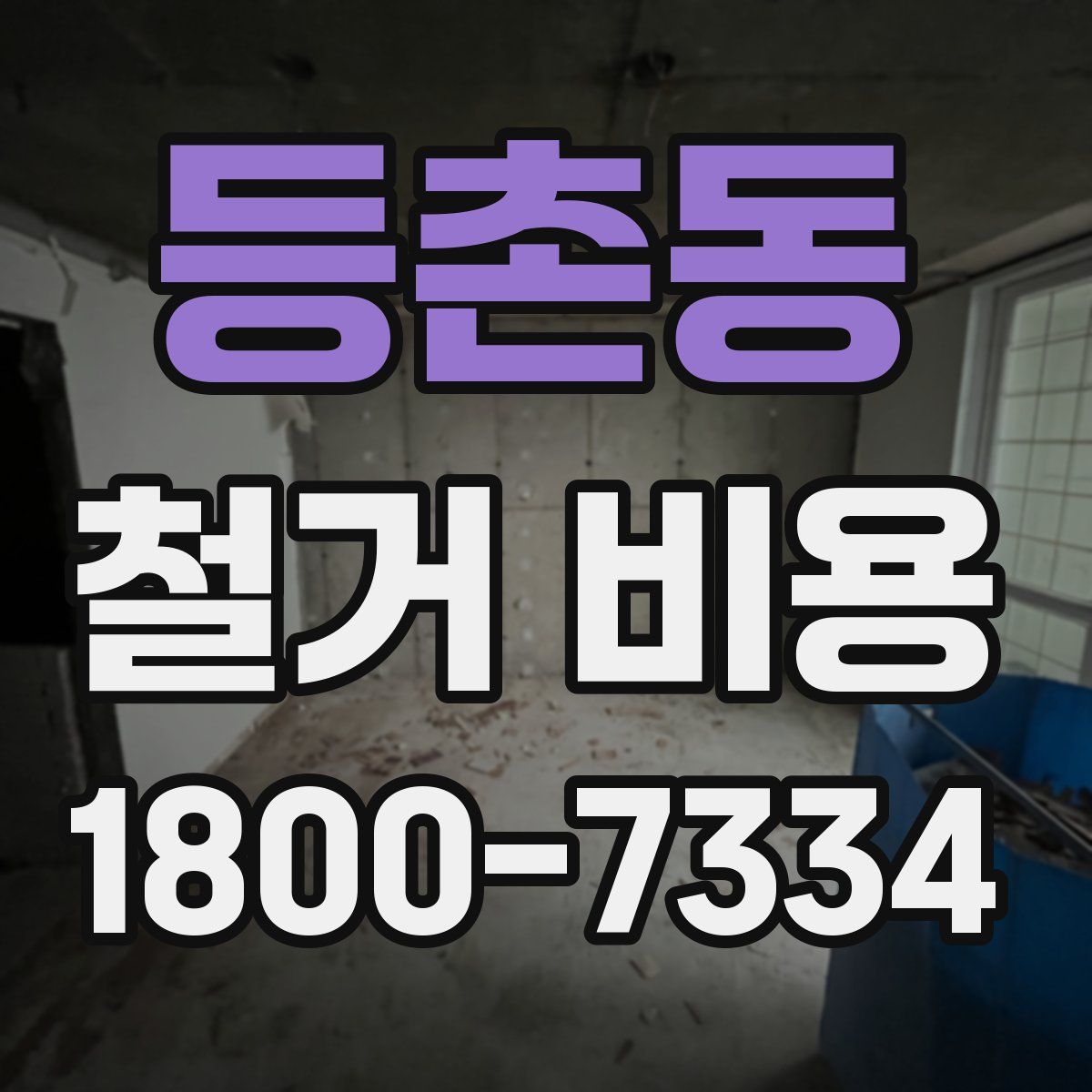 등촌동 철거 비용