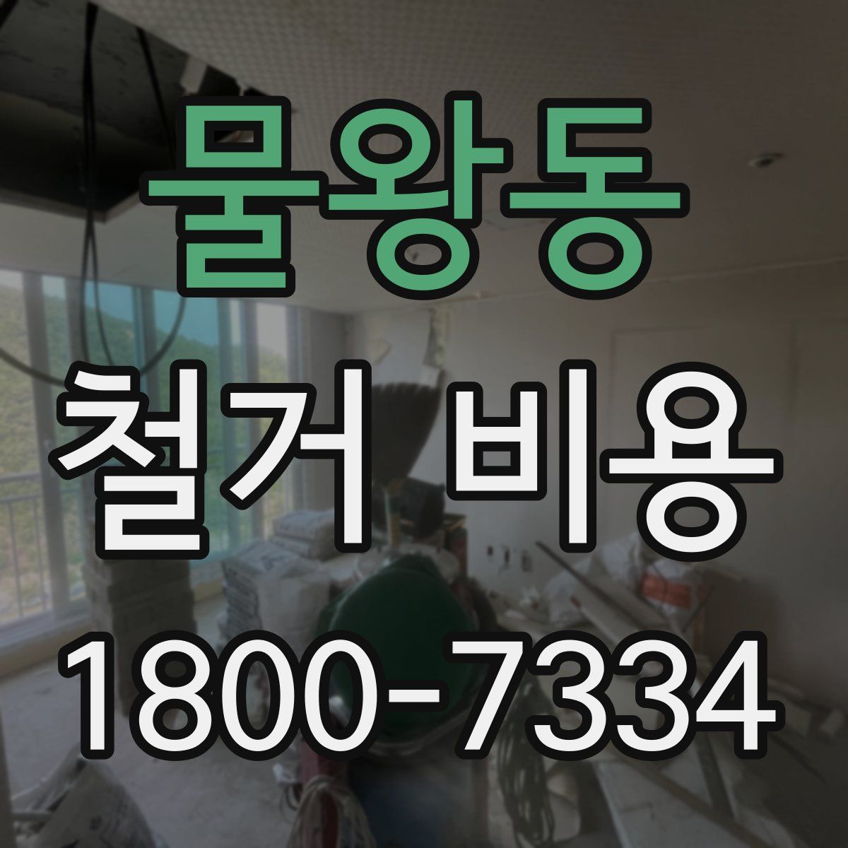 물왕동 철거 비용