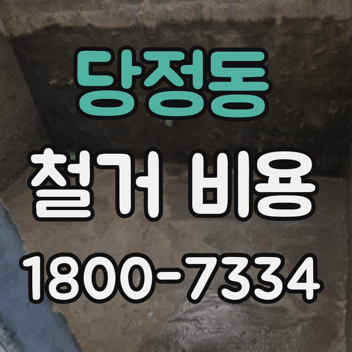 당정동 철거 비용