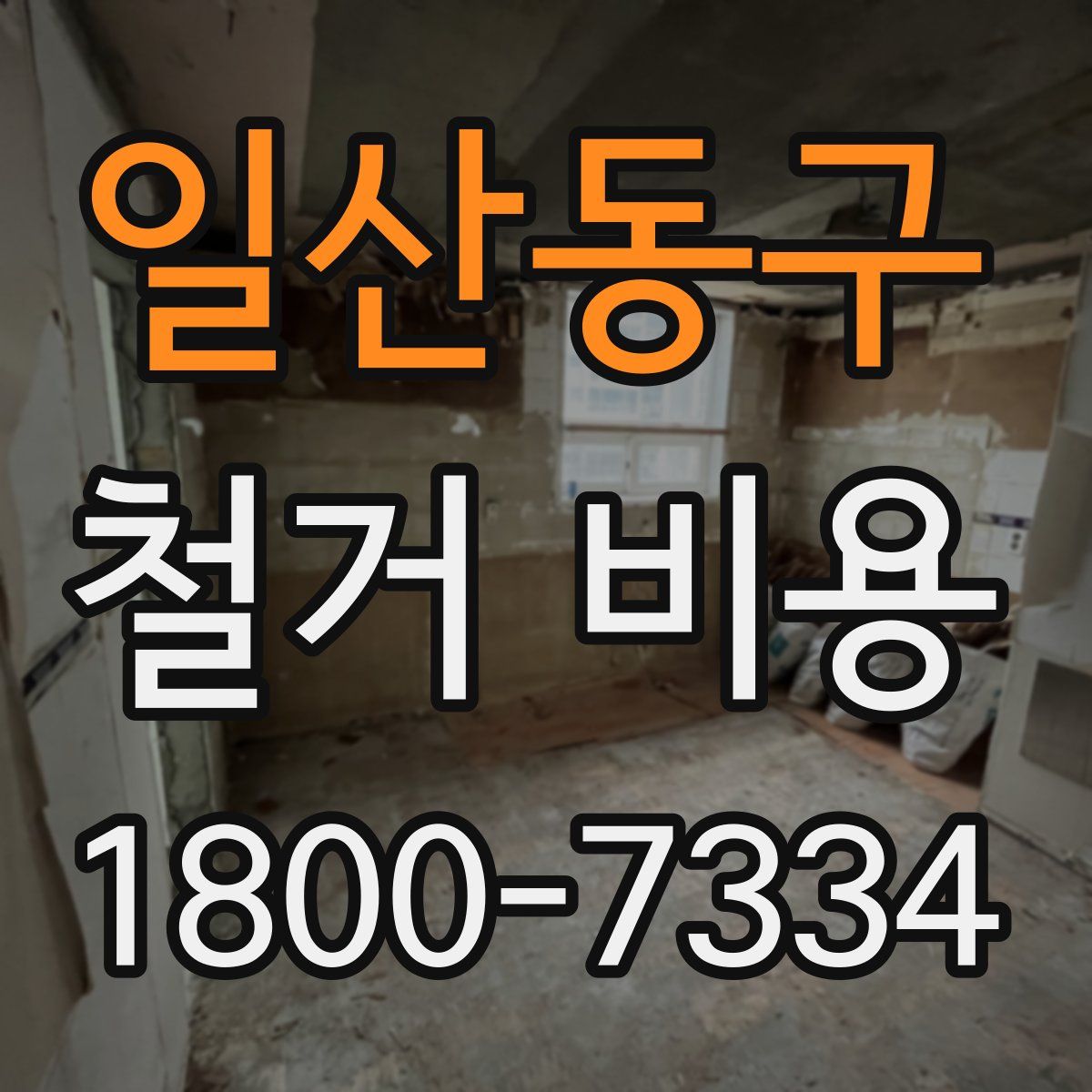 일산동구 철거 비용