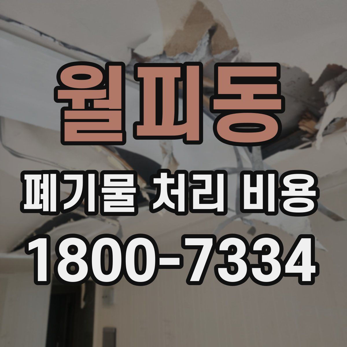 월피동 폐기물 처리 비용