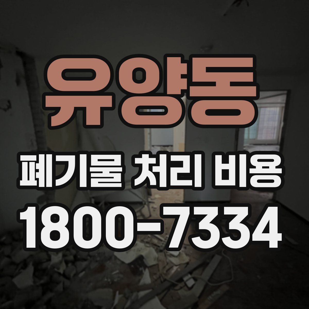유양동 폐기물 처리 비용 알아보기 전 확인할 점