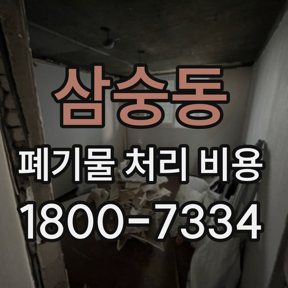 삼숭동 폐기물 처리 비용 안내, 어떤 정보가 필요할까