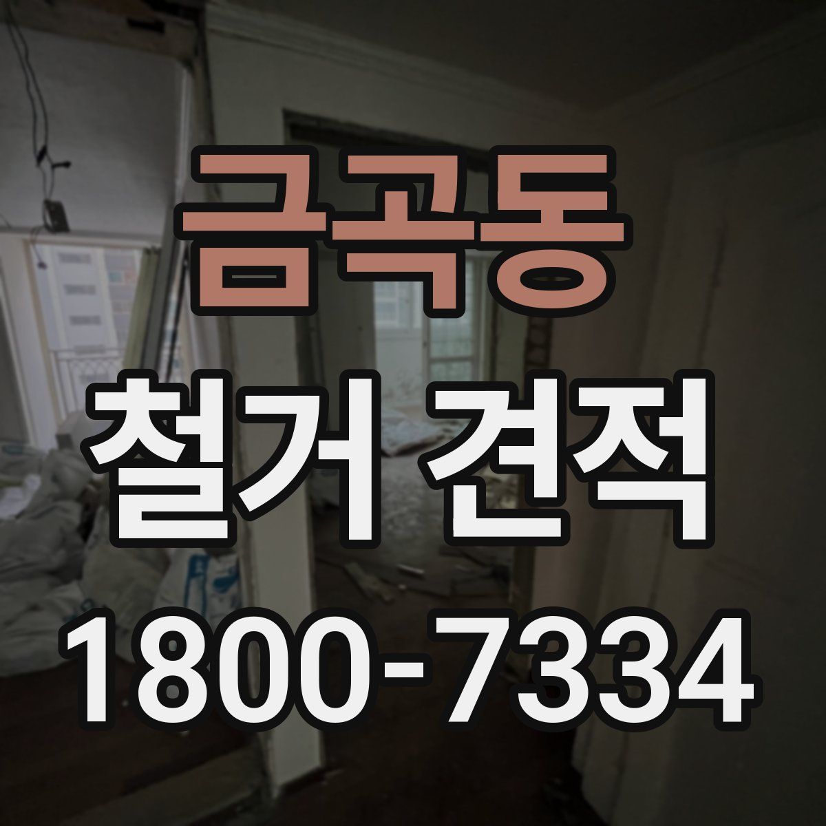 금곡동 철거 견적