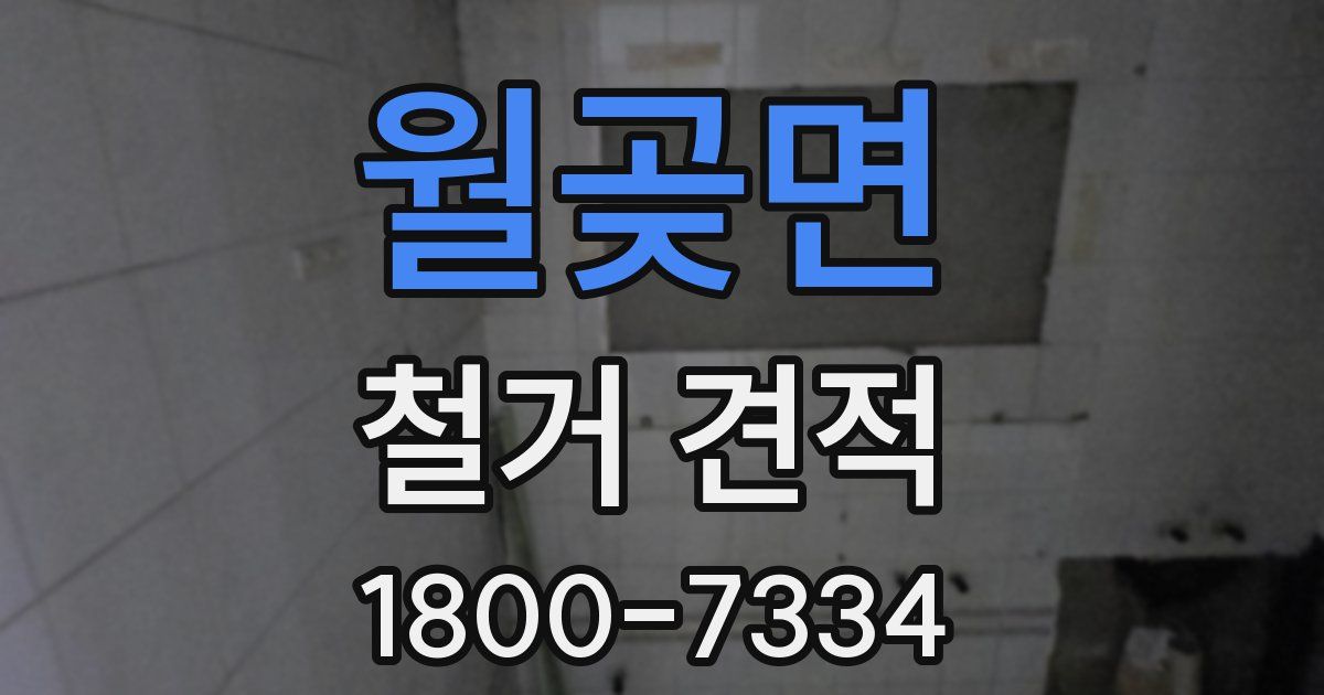 월곶면 철거 견적