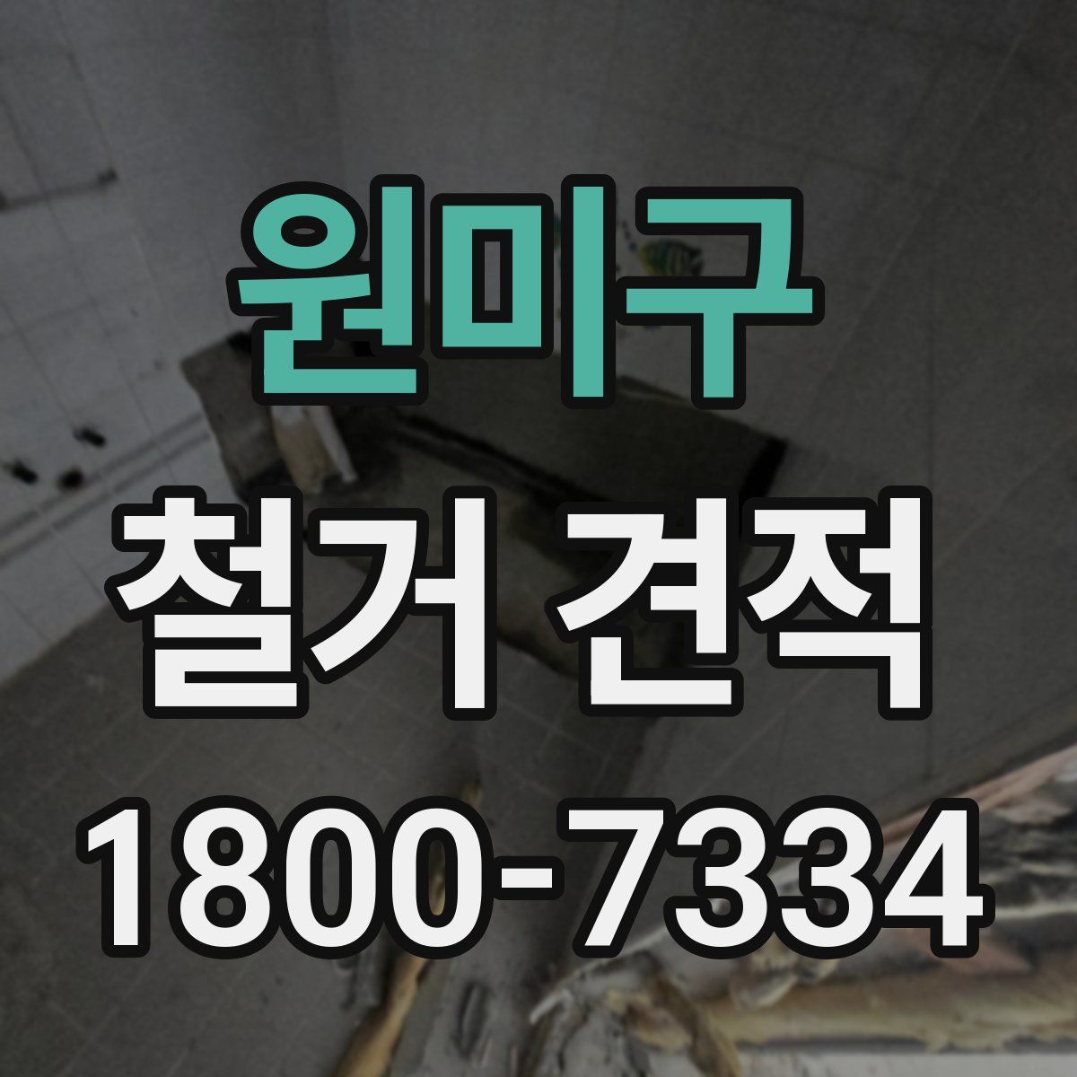 원미구 철거 견적