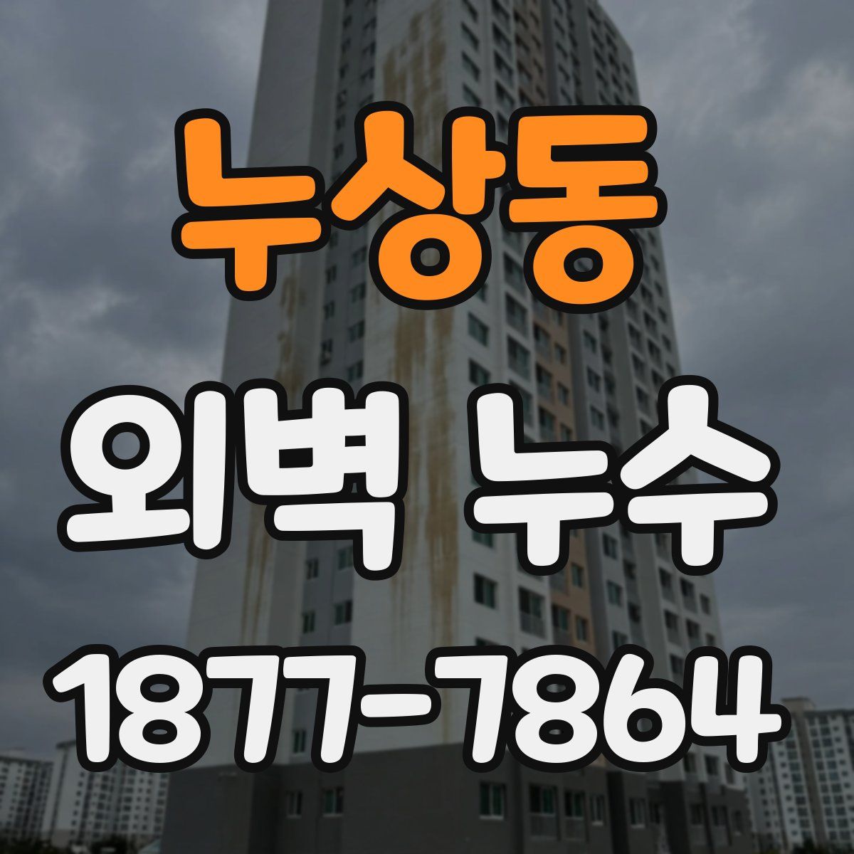 누상동 외벽 누수