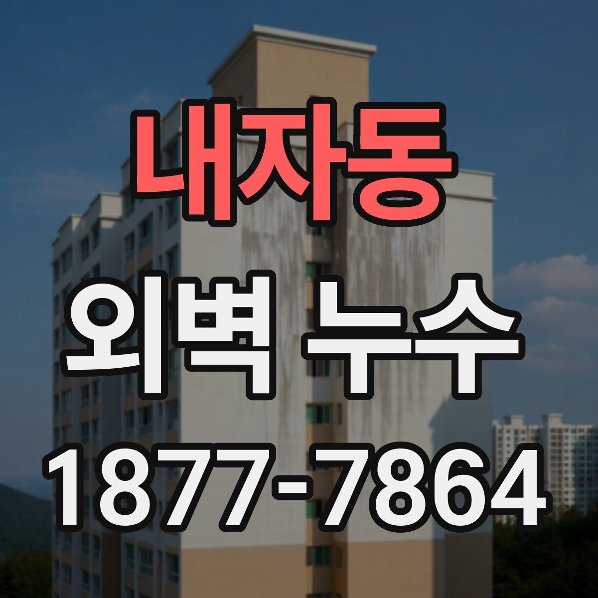 내자동 외벽 누수