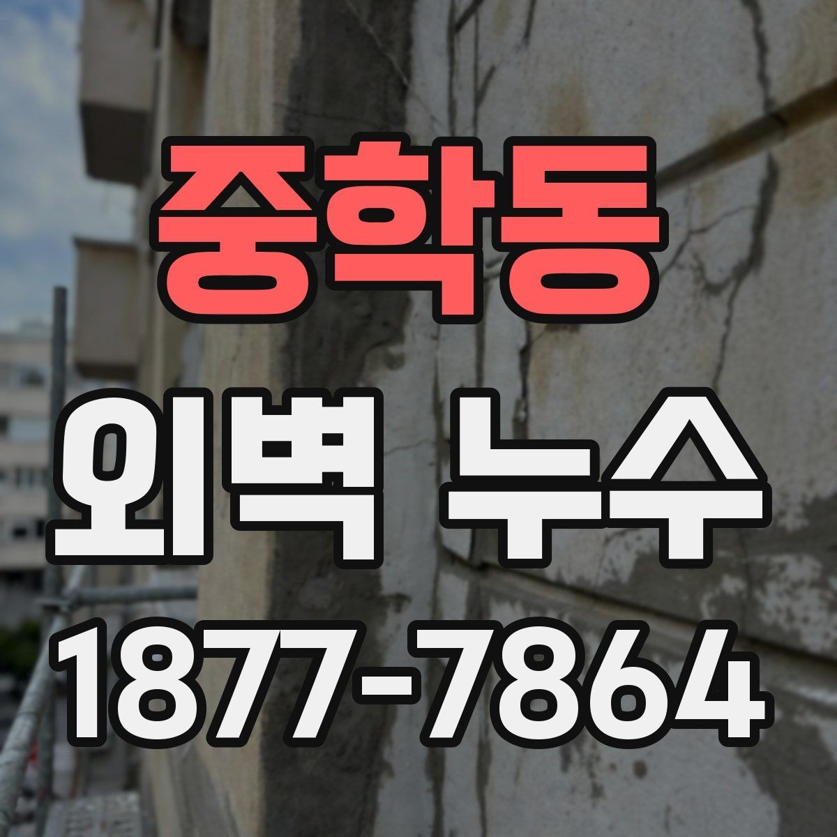 중학동 외벽 누수 보수업체 선택 시 확인사항