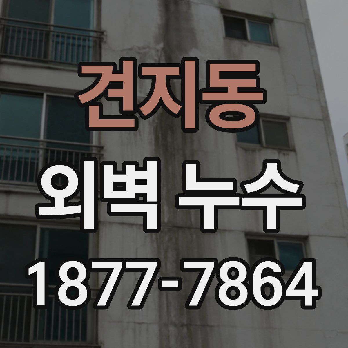 견지동 외벽 누수