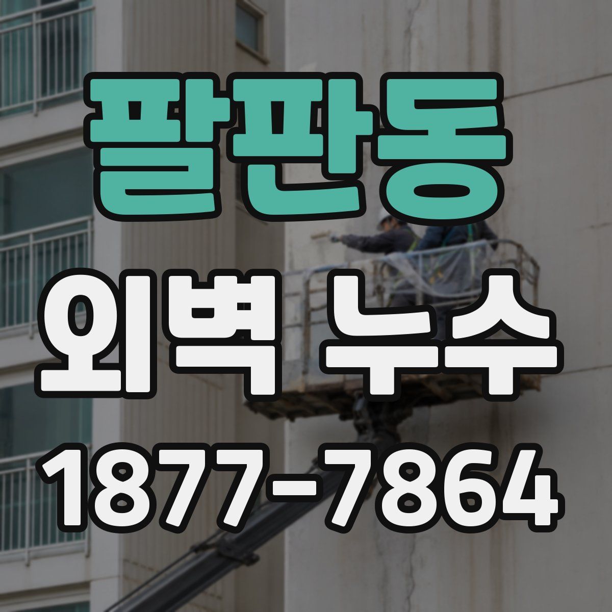 팔판동 외벽 누수