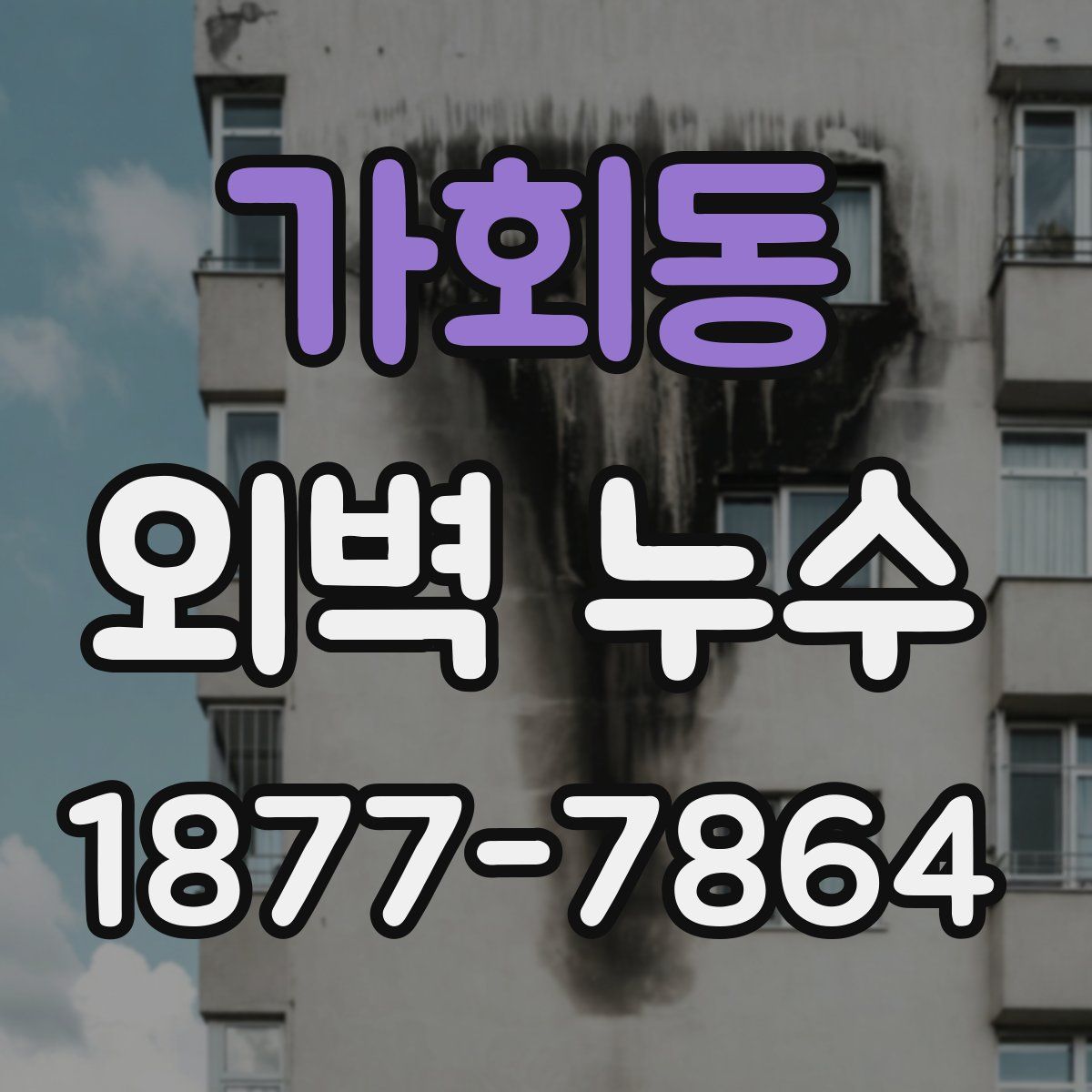 가회동 외벽 누수