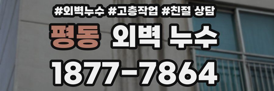 평동 외벽 누수