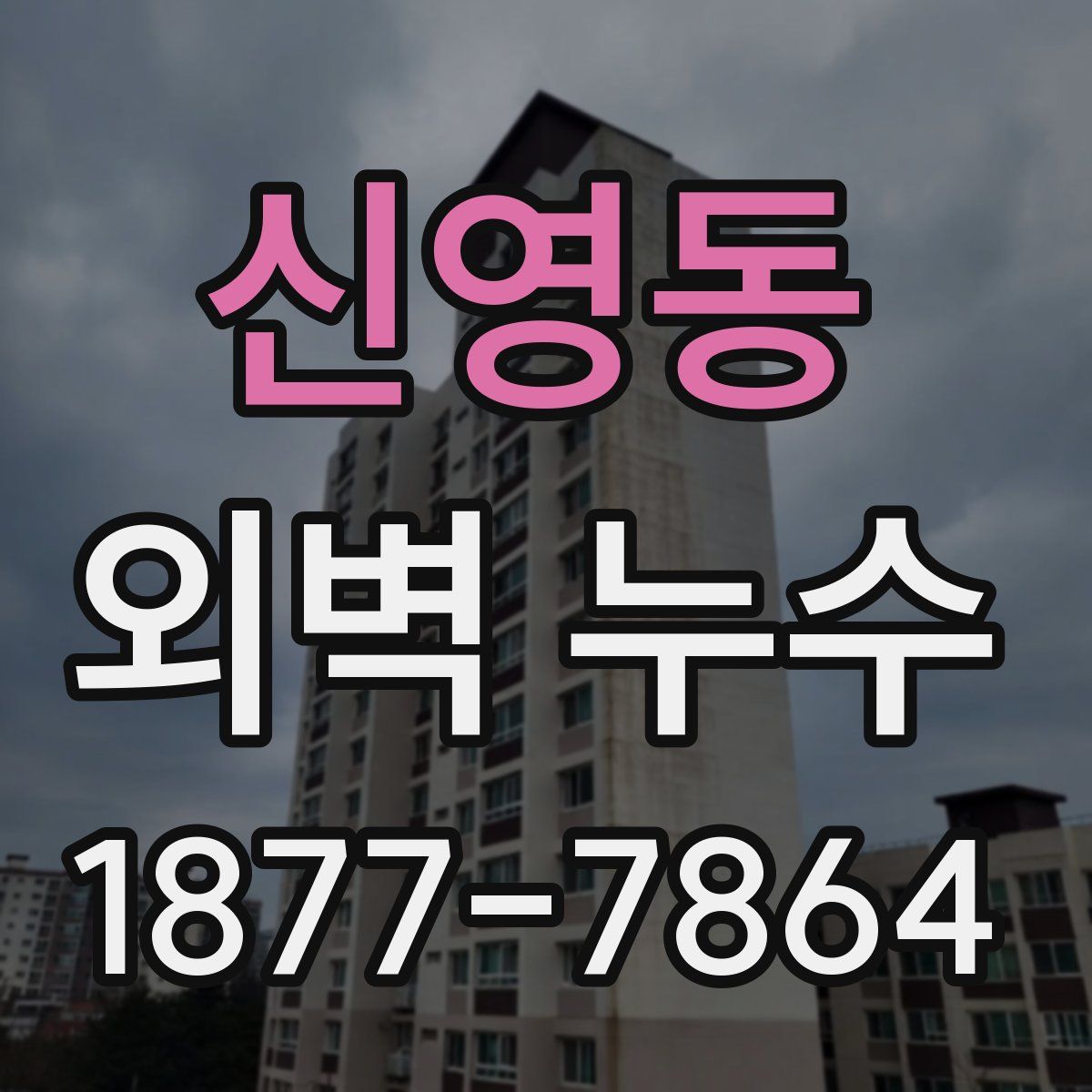 신영동 외벽 누수